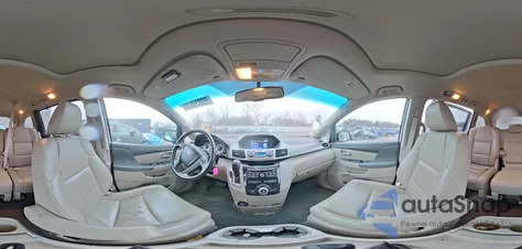 2012 Honda Odyssey Exl из США, поврежденный, VIN 5FNRL5H60CB015947